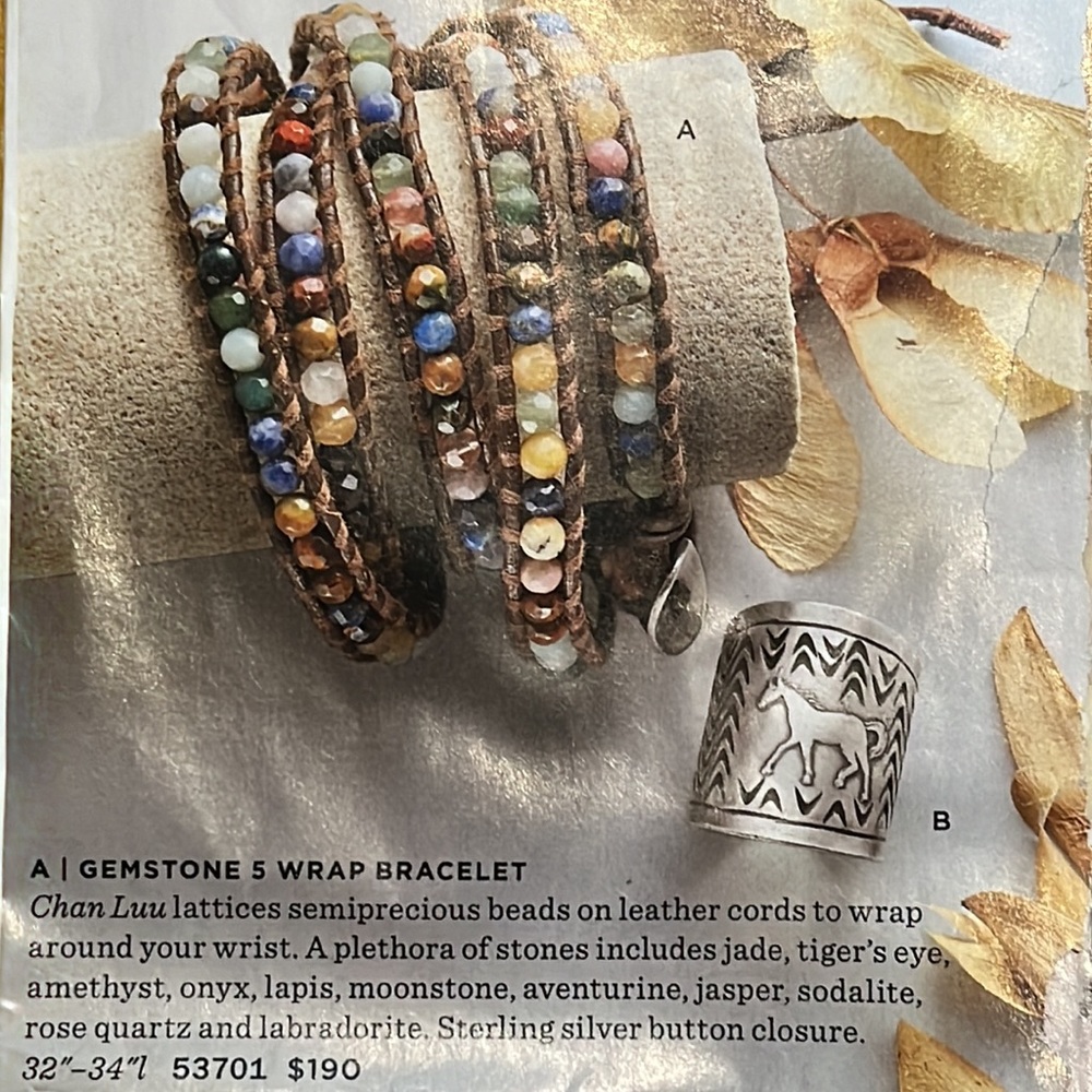 Chan Luu 5 Wrap Bracelet NWT - Picture 3 of 6